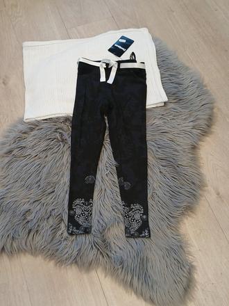 Dievčenské legíny vzorované desigual (4 r.), desigual,104