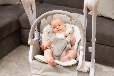 Caretero detská jedálenská stolička 2v1 indigo gre, caretero