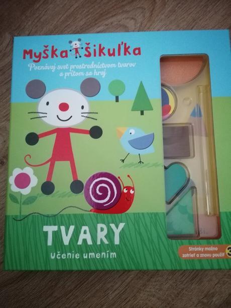 Miška šikulka tvary učenie umením,