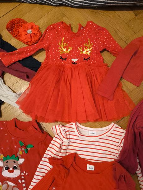 Vianočné oblečenie veľkosť 74, 68–80