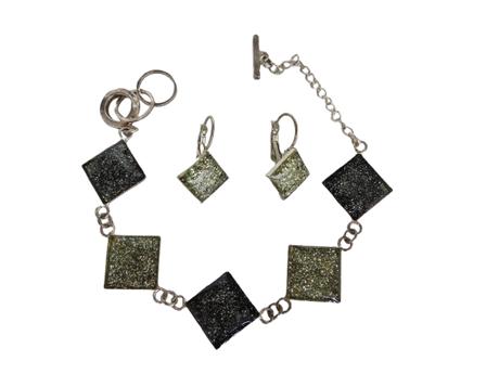 Náramok + náušnice,