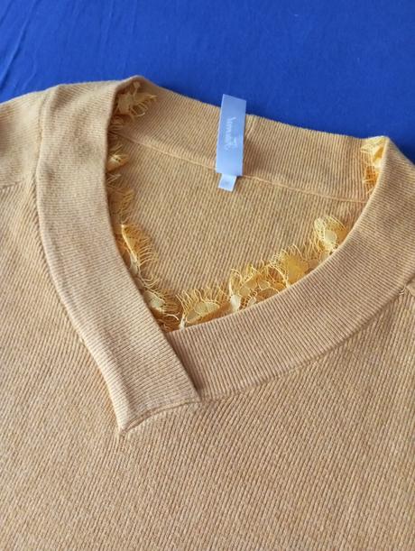 Pulóver s cipkou, m