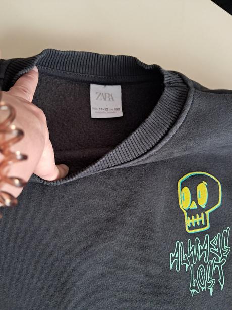 Mikina lebka zn. zara v.11r, zara,152