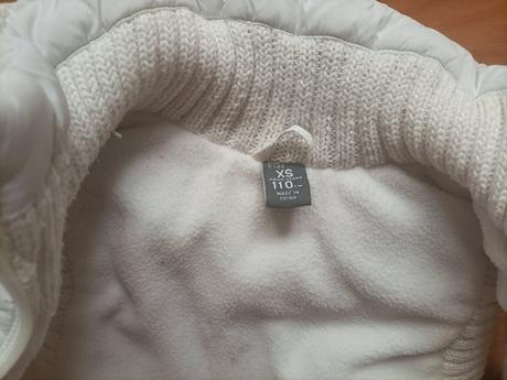 Biela hrubá zara vesta, zara,110