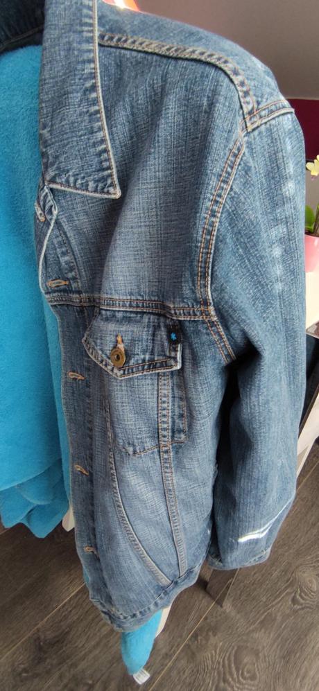 Bunda riflova džínsová, xl