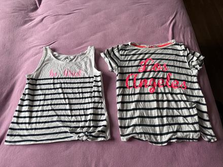 Pásikavé tielko 146/152, h&m,146