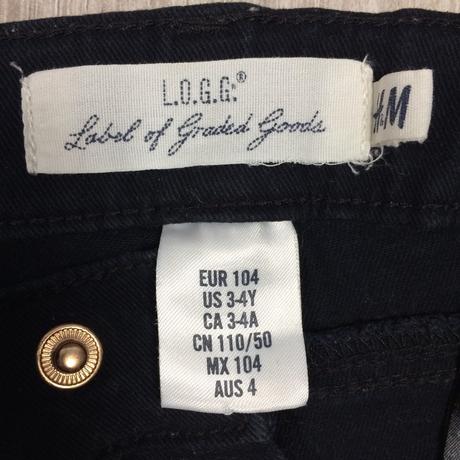 Šortky s čipkou dievčenské h&m č.104, 3-4y, h&m,104