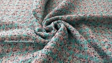 Kostýmovka - modrá melírová - cena za 10 cm, 