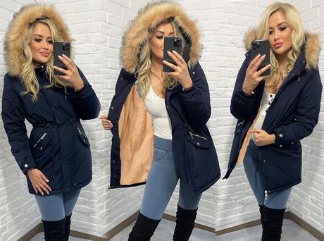 Dámska bunda na zimu ivka, 4xl - xxxl