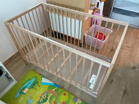 Postieľka ikea sniglar a matrac segum, šírka (cm): 60,dĺžka (cm): 120