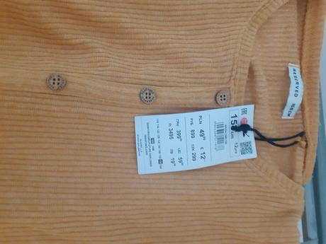 Zlty dievcensky pulover, reserved,158