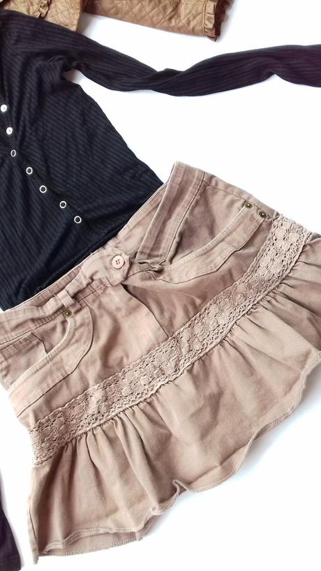 Volaniková sukňa, m