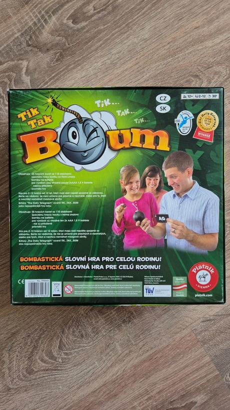Spoločenská hra tik tak boum,