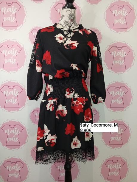 Latino šaty s čipkou, m