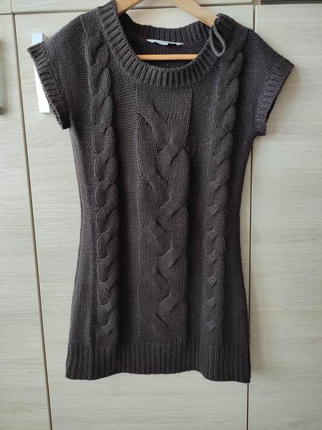 Dámska pletená vesta, clockhouse,s