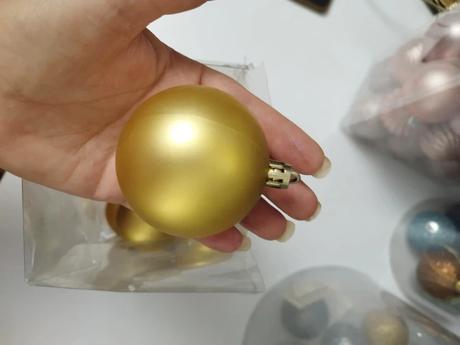 Vianočné gule matné 6cm 12ks, 