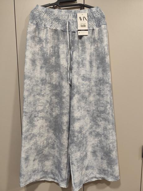 Moderné letné široké nohavice, xl