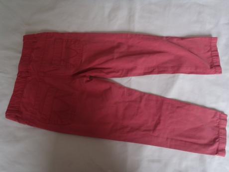 Nohavice červeno-jahodovej farby, mexx,104