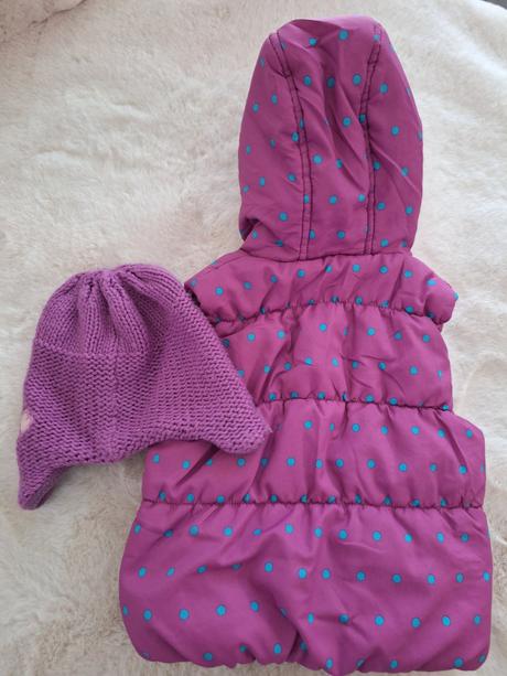 Dievcenska vesta plus ciapka, george,80