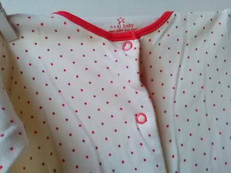 Bodkovaný overal, pyžamko, next,80