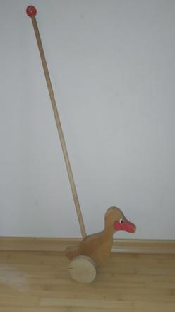 Vodiaca drevená kačka,