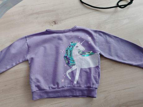 Krásna mikinka bavlna jednorožec 92-104, sinsay,104