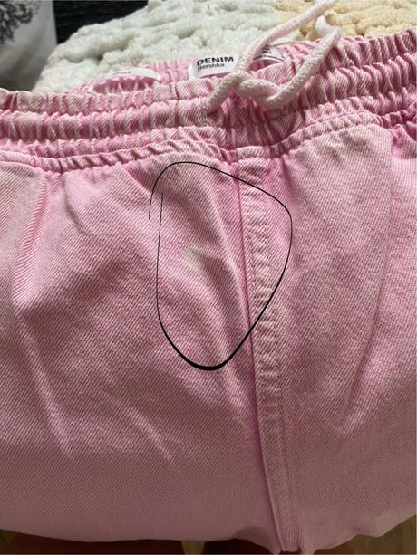 Ružové joggery bershka, bershka,m