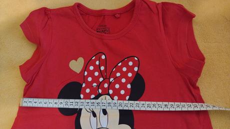 Tričko minnie 122/128, disney,122