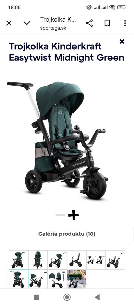 Trojkolka 5in1, kinderkraft