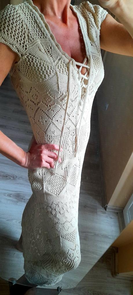 Háčkované šaty, s