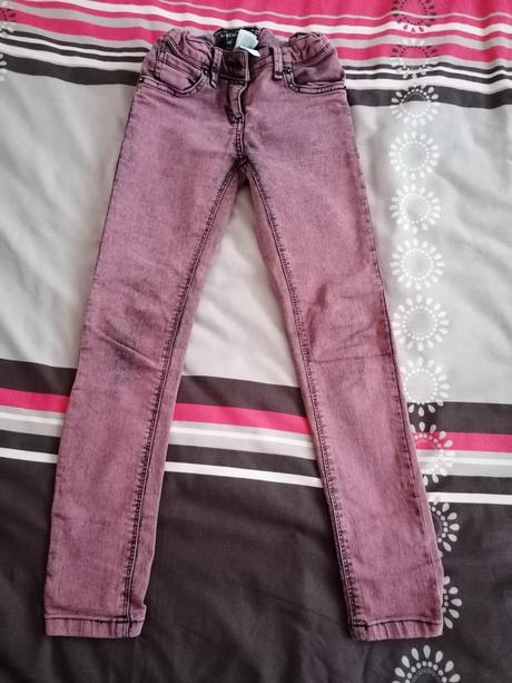 Skinny rifle s mašľami, c&a,140