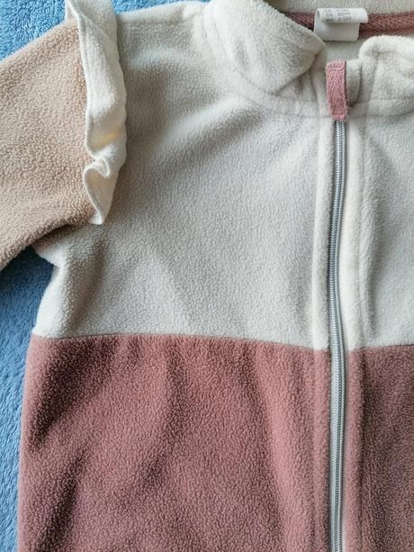 Flisova mikinka, h&m,80