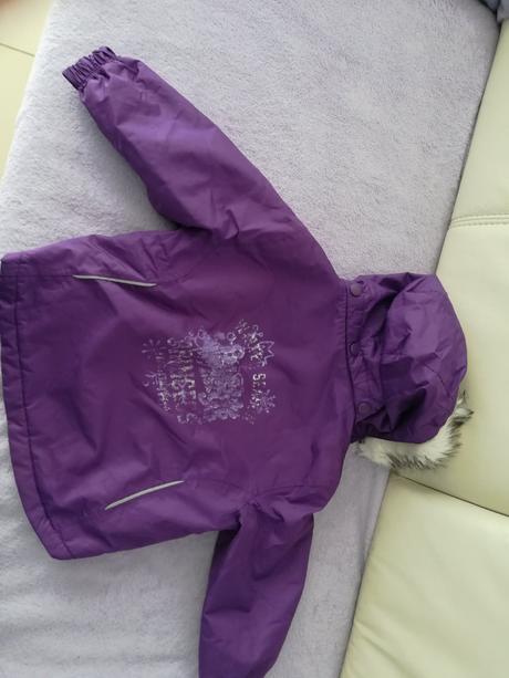 Súprava na zimu - otepľovačky+bunda, lupilu,86