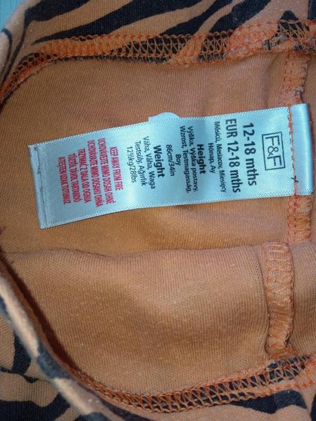 Dievčenské legíny so vzorom zebry f&f (86), f&f,86