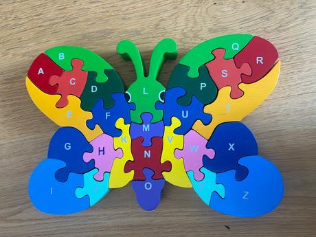 Abecedny motyl skladacka, 