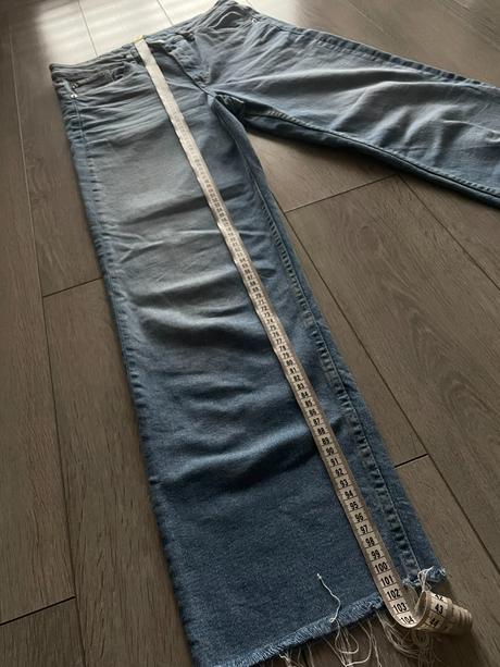 Svetlomodré rovné rifle, h&m,38