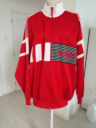Mikina pánska značková adidas červená vel. xxxl xl, adidas,xxxl