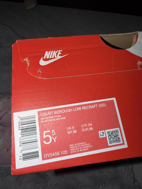 Nike court pink/white foam damske original tenisky, nike,38