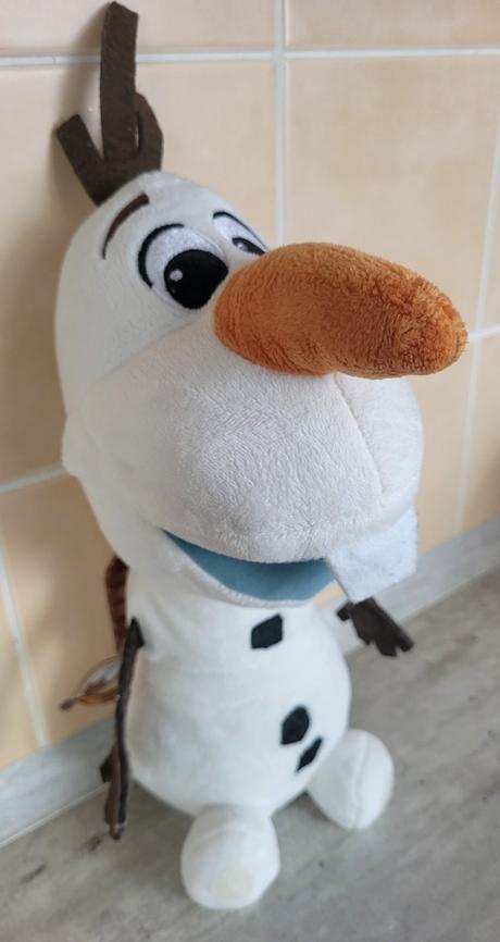 Plyšový olaf z frozen, 
