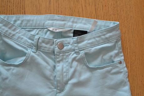 Bledomodré letné kraťasy v 152, h&m,152