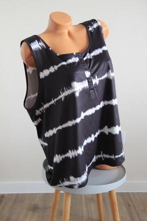 Čierno biely top, xxl, xxl