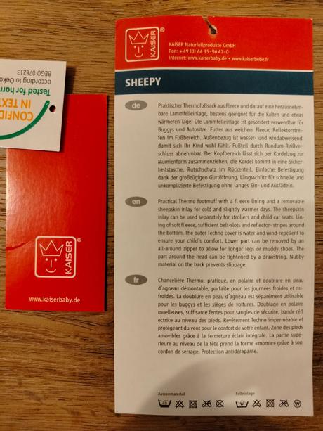 Termo fusak kaiser sheepy s vložkou z ovčej vlny, kaiser