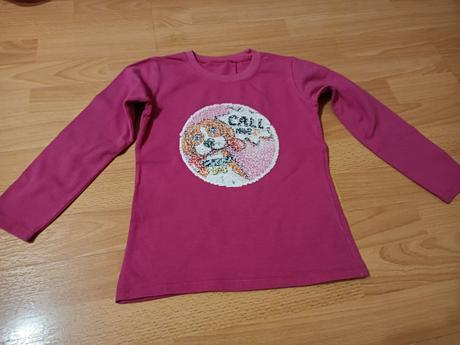 Dievčenské tričko s dlhým rukávom, 
