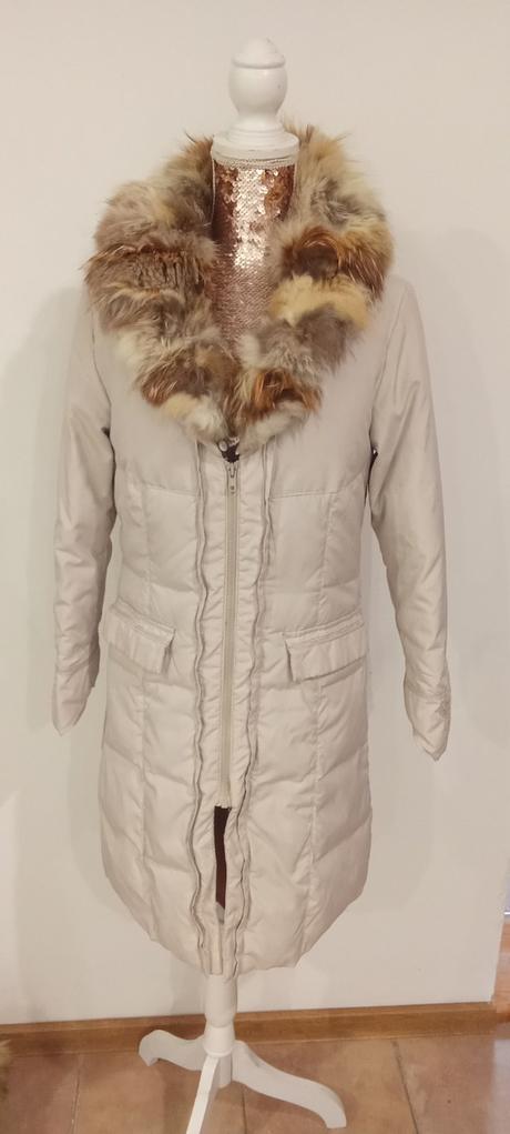 Krasna bunda s pravou kožušinou, m