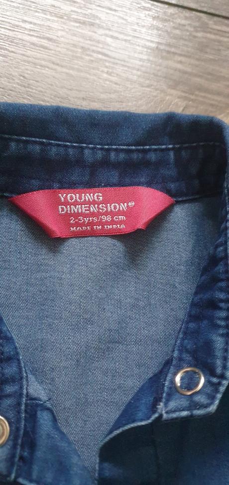 Riflová košeľa, young dimension,92