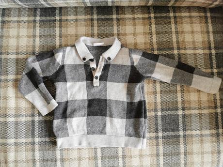 Kockovany pulovrik, f&f,74