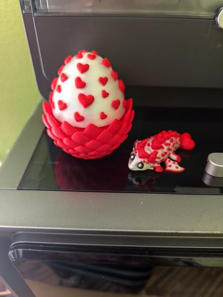3d tlač dračie vajce, 