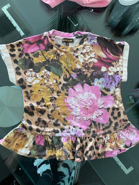 Roberto cavalli vel.4 blúzka- tričko, 104