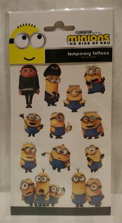 Tetovanie 12 ks, mimoni, totum, 