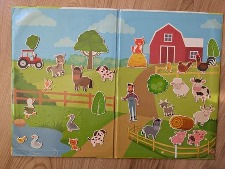Farma kniha s magnetkami,